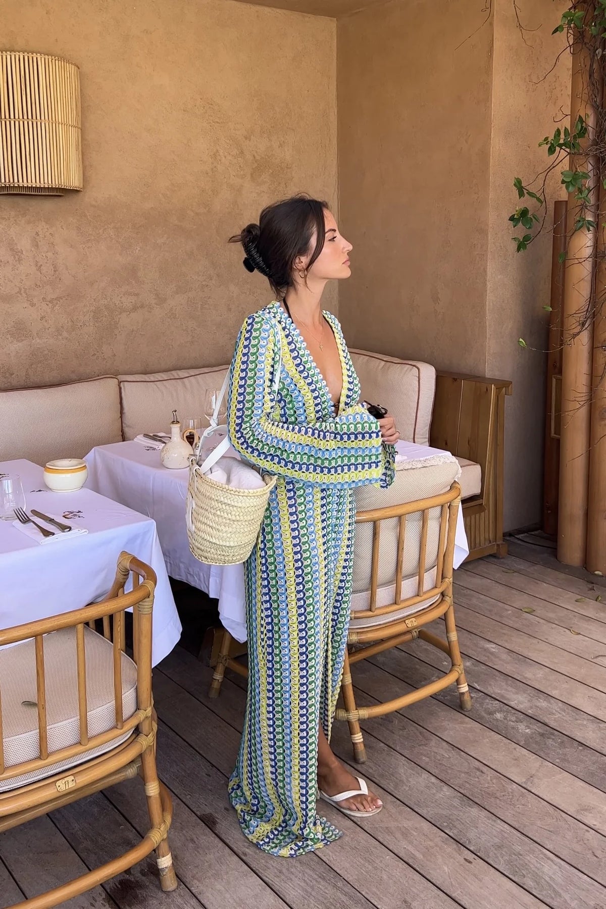 MILA CROCHET MAXI DRESS