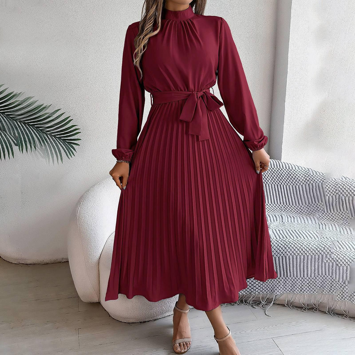 MAREN WAIST-TIE DRESS