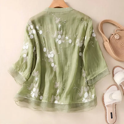 Isla Embroidered Blouse