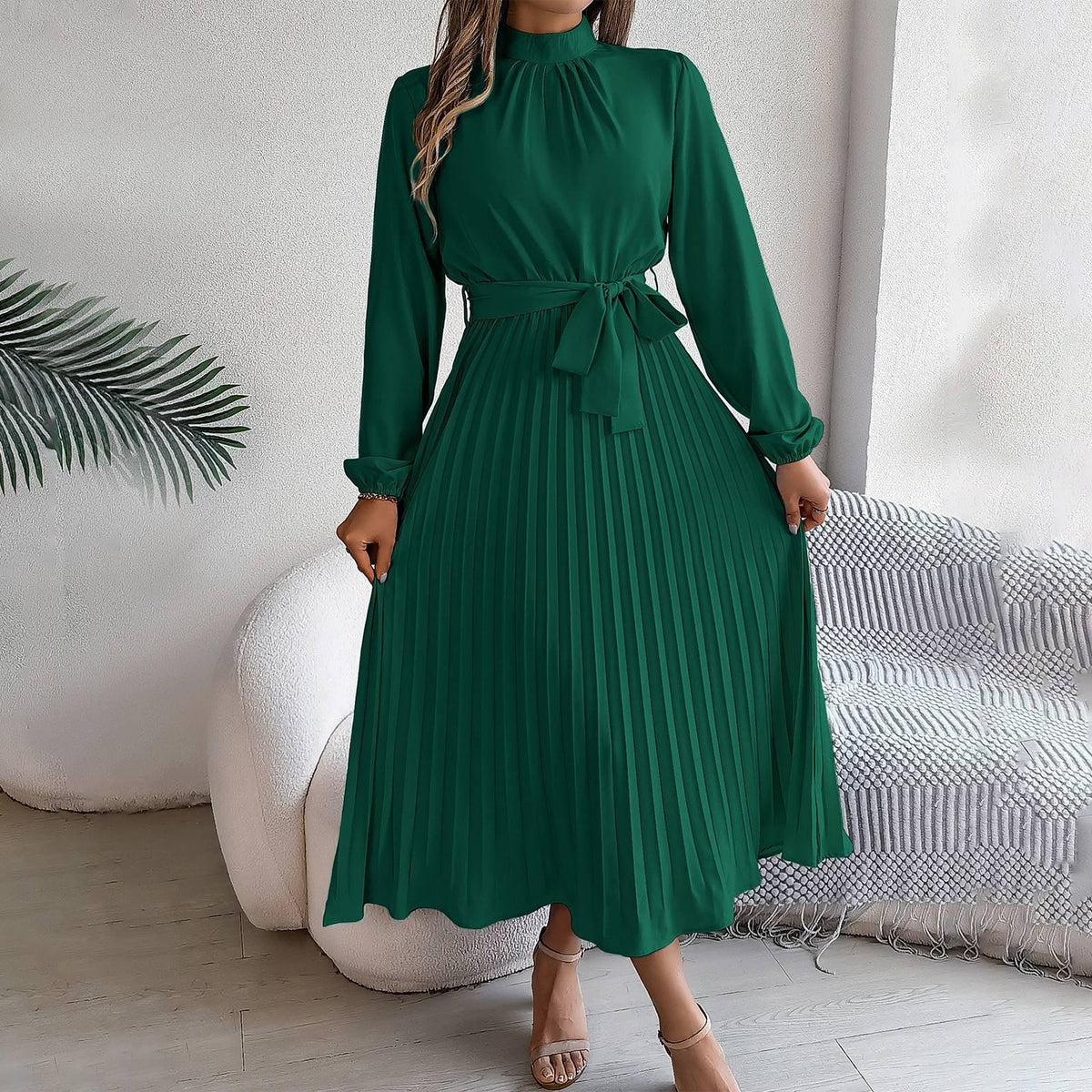 MAREN WAIST-TIE DRESS
