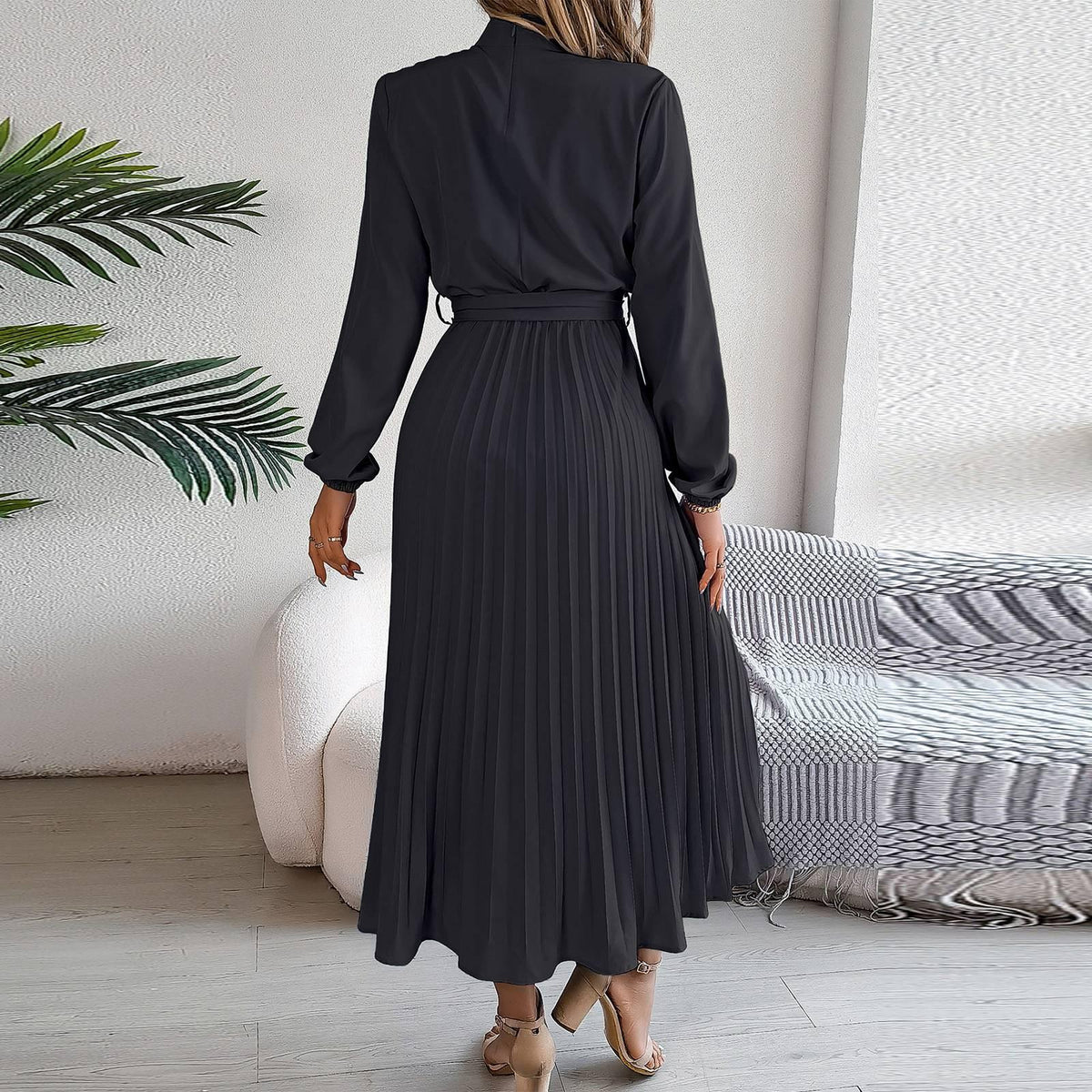 MAREN WAIST-TIE DRESS