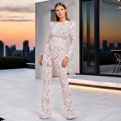 CAMILLA ELEGANT LACE JUMPSUIT