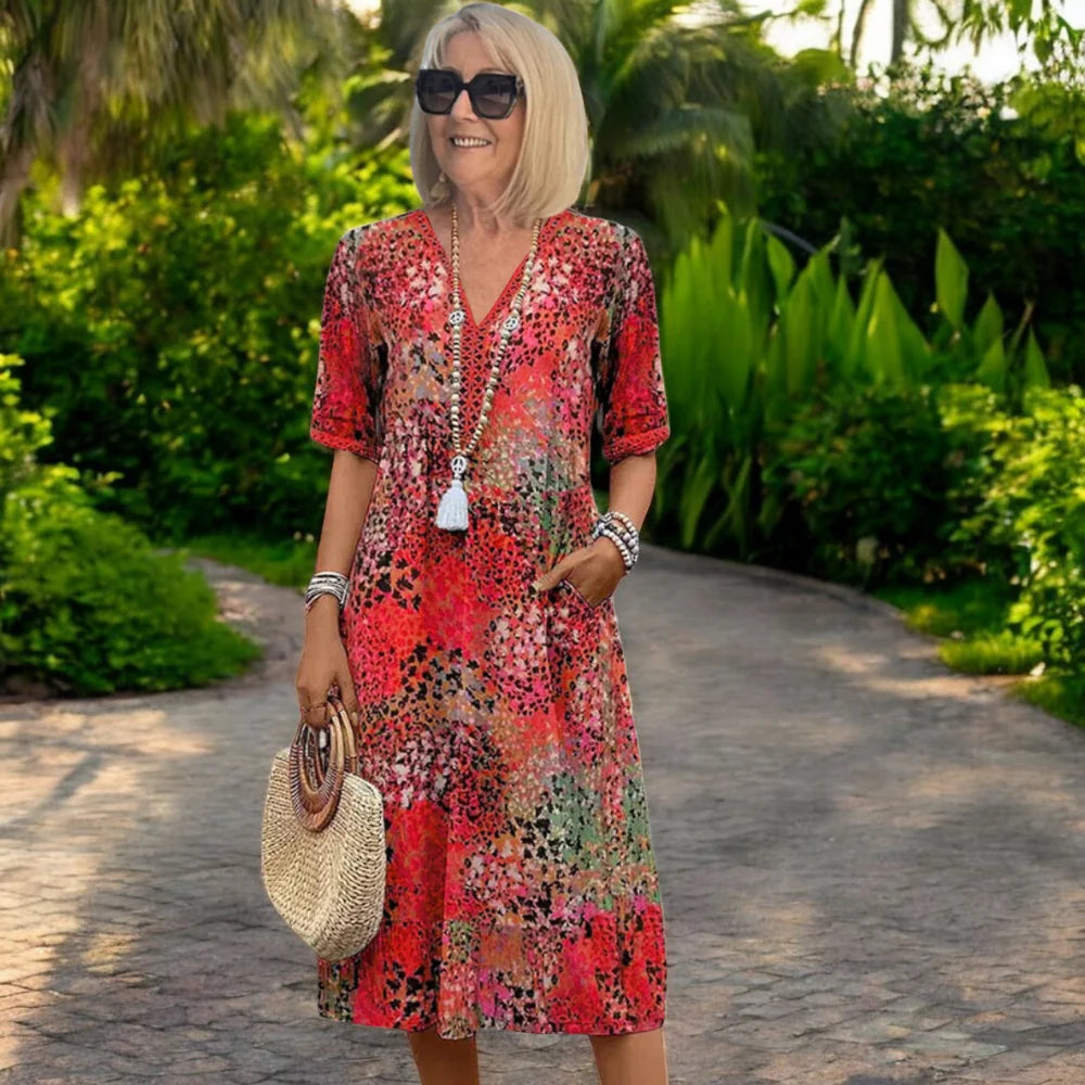 MIRA BOHO MAXI DRESS
