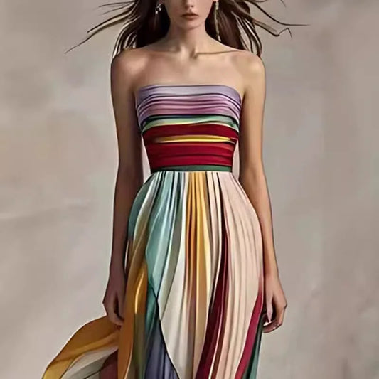 LIVIA STRAPLESS MAXI DRESS