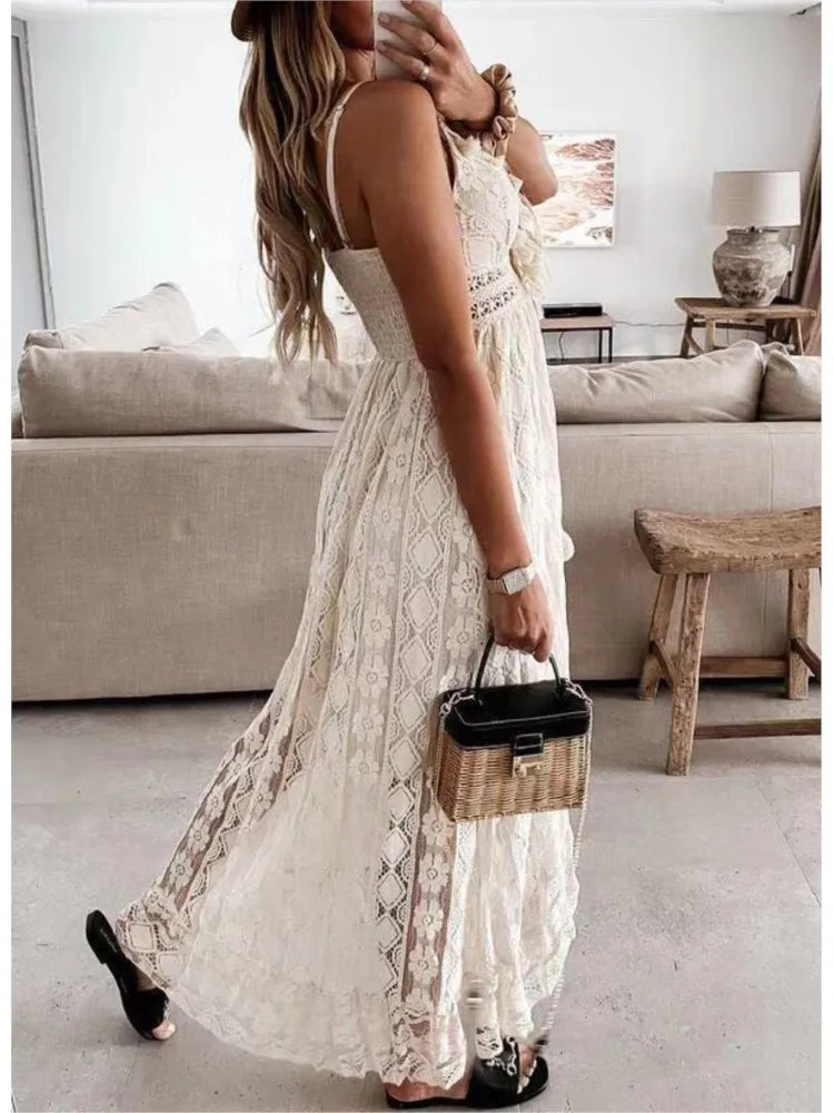 Lily Lace Maxi Dress