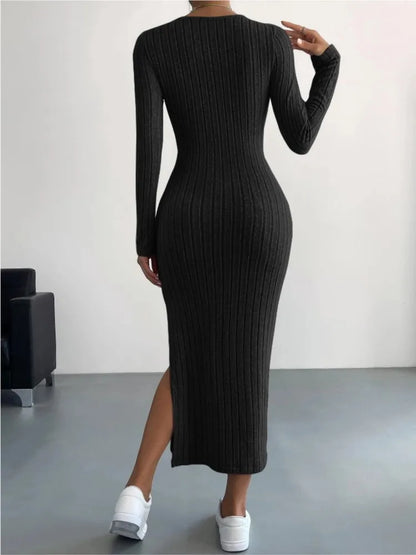 MILA RIB KNIT DRESS