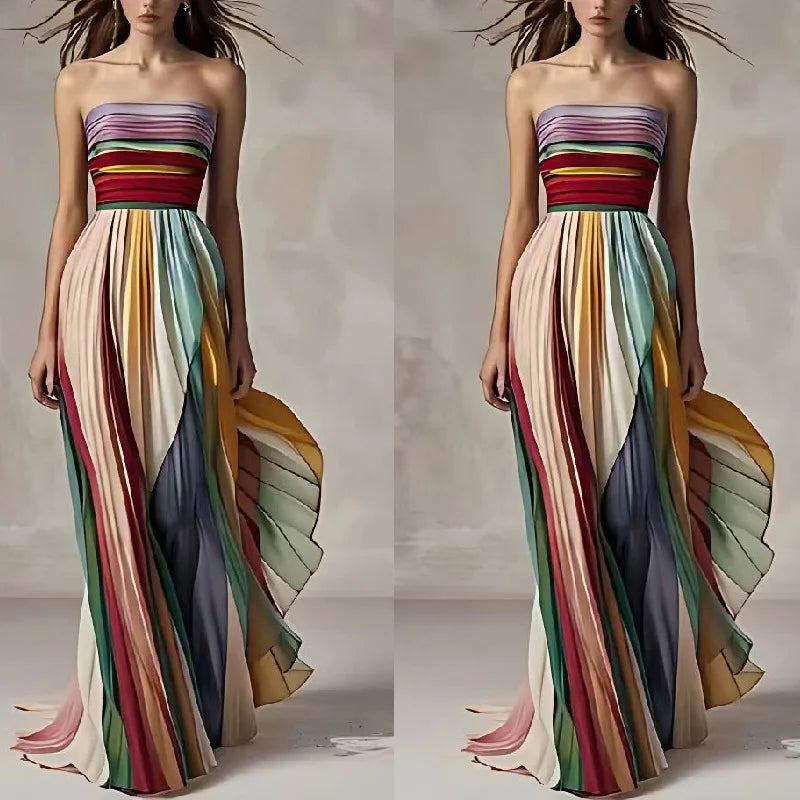LIVIA STRAPLESS MAXI DRESS