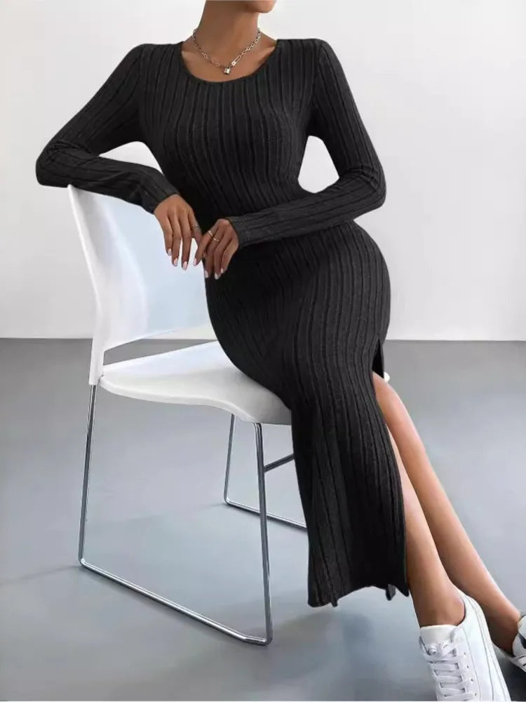 MILA RIB KNIT DRESS