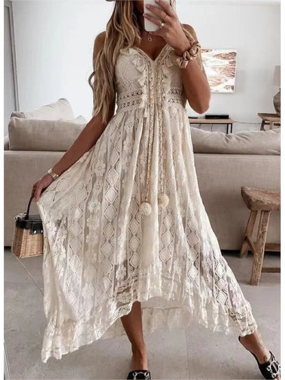 Lily Lace Maxi Dress