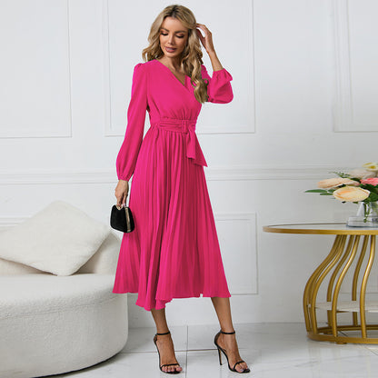 CLARA LACE-UP MAXI DRESS