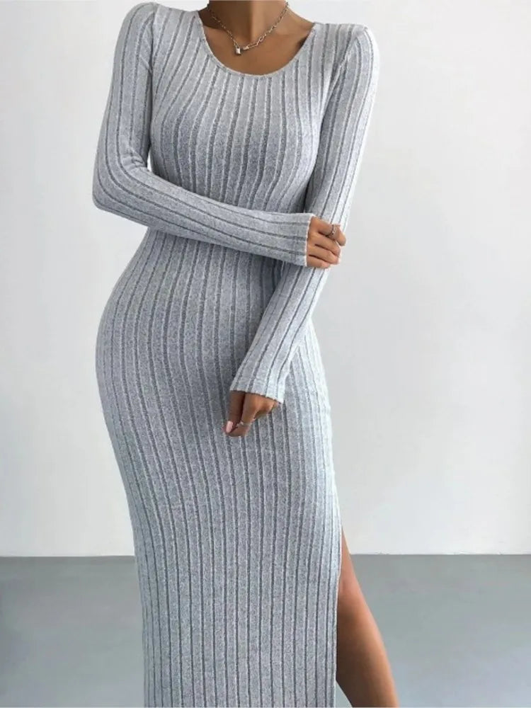 MILA RIB KNIT DRESS