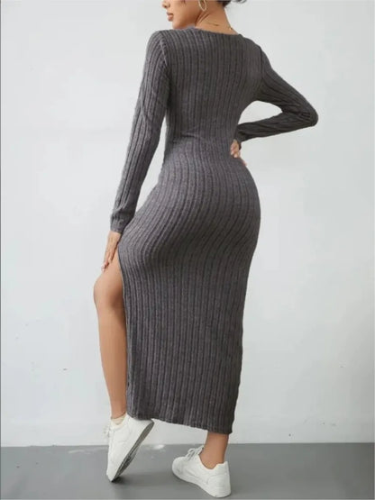MILA RIB KNIT DRESS
