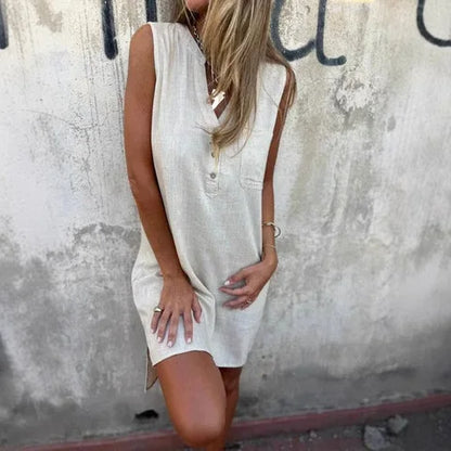 LIANA SLEEVELESS SUMMER DRESS