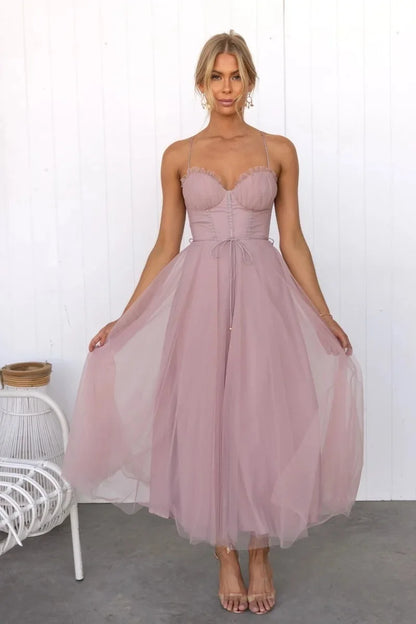 LORA ELEGANT MESH DRESS