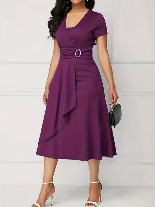 AMARA CURVE MIDI DRESS