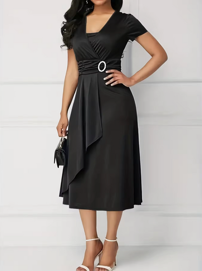 AMARA CURVE MIDI DRESS