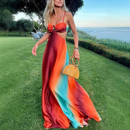 SERENA COASTAL MAXI DRESS