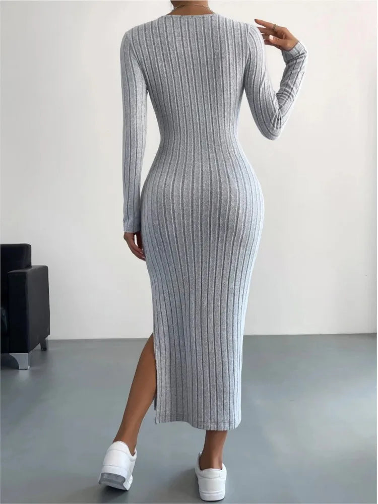 MILA RIB KNIT DRESS