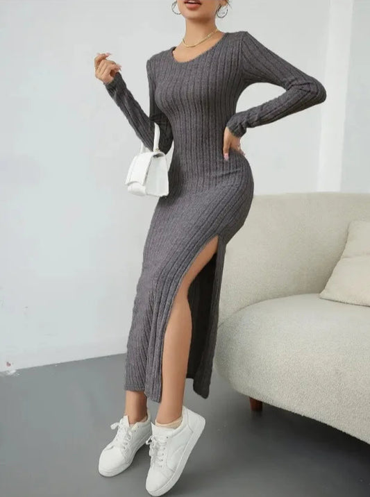 MILA RIB KNIT DRESS