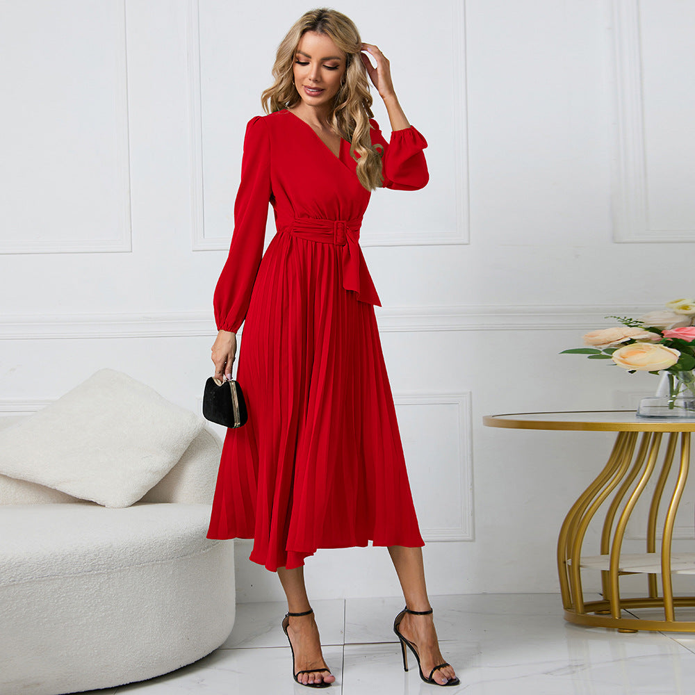 CLARA LACE-UP MAXI DRESS