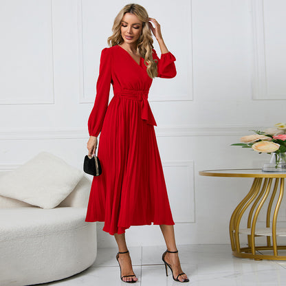 CLARA LACE-UP MAXI DRESS
