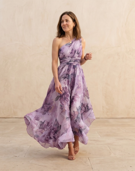 Sienna One-Shoulder Maxi Dress