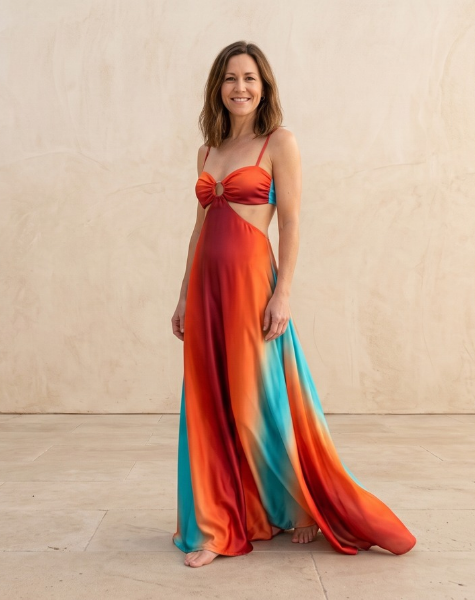 Serena Coastal Maxi Dress