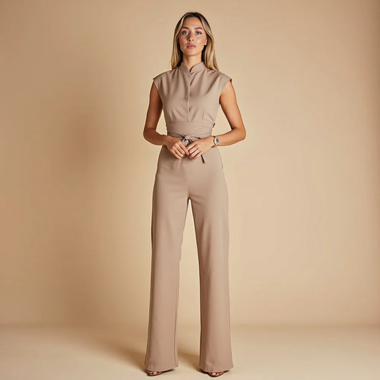 LENA SLEEVELESS JUMPSUIT